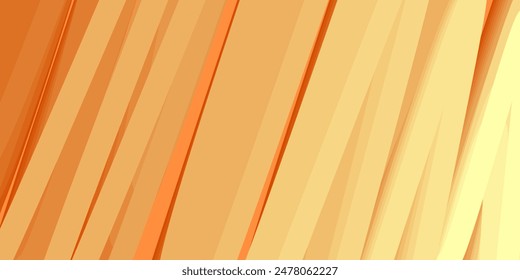 Künstlerischer diagonaler Linienhintergrund mit geometrischer Form auf Orange. Geometrischer Hintergrund. Goldlinienhintergrund. Horizontale Banner-Vorlage. Bildschirmhintergrund-Textur auf Gold.

