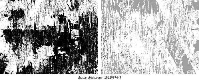 Artistic Distressed Black White Vector Textures Stock Vector (Royalty ...