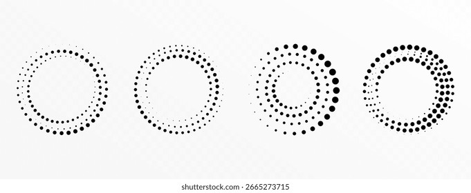 Arte de puntos artístico con textura visual retro