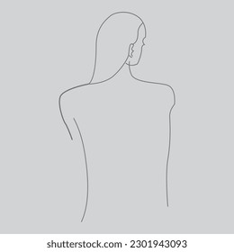 An Artistic Exploration of Adult Girl Line Art