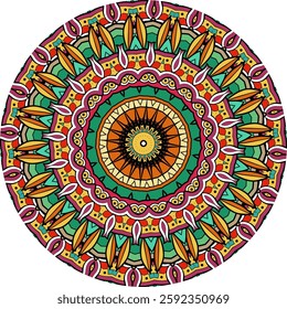 The Artistic Expression of Vibrant Mandala Designs