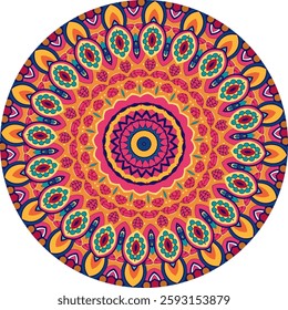 The Artistic Expression of Vibrant Mandala Designs