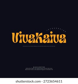 Ein künstlerisches und ausdrucksstarkes Vektorlogo für Viva Kaiva, perfekt für kulturelle Organisationen und kreative Studios.