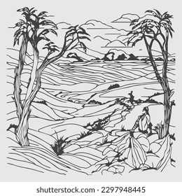 Artistic and Expressive Water Forest Landscape Art: A Gallery of Unique and Creative Designs