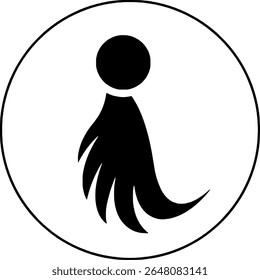 Pluma artística y emblema del círculo 