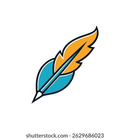 Artistic Feather Pen logo
