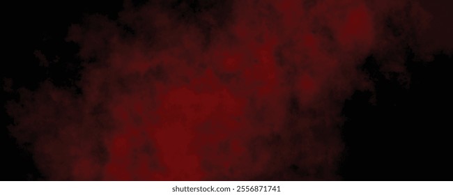 Artistic Fiery Red Mist and Smoke Intertwined with Black Darkness for Bold and Passionate Visuals
