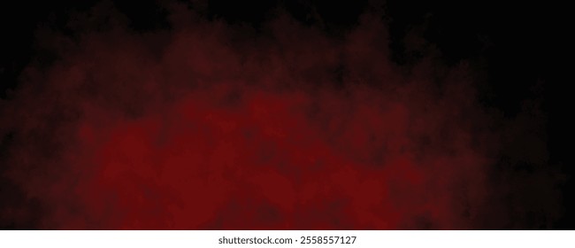 Artistic Fiery Red Mist and Smoke Intertwined with Black Darkness for Bold and Passionate Visuals
