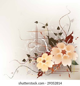 Artistic Floral Background