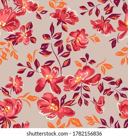 Fondo artístico floral. Patrón sin foco hecho de flores abstractas de peonía con textura de pétalos borrosos. El ornamento de la naturaleza de verano. Flores en flor.