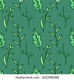 Artistic floral seamless patterns. Vector graphic for paper, cover, fabric, and other users.