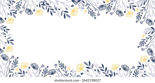 artistic floral wallpaper with detailed blooming flower backdrop.minimal abstract background for invitation card and textile decoration

