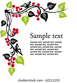 Artistic flower background