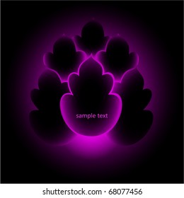 Artistic flower background.
