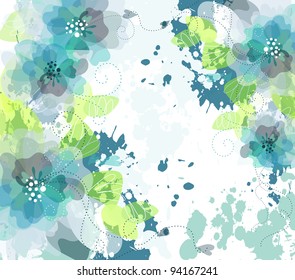 Artistic flower background