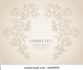 artistic flower background for your text.