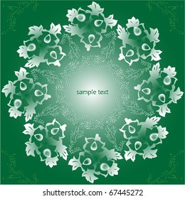 artistic flower background for your text.