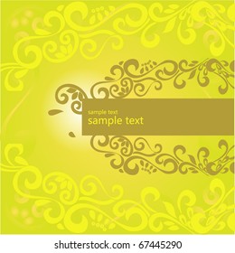 artistic flower background for your text.