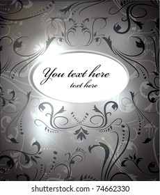 Artistic flower background for your text.