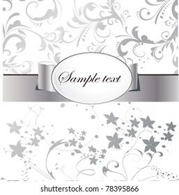 Artistic flower background for your text.