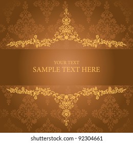 artistic flower background for your text.
