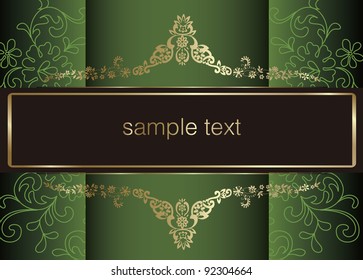artistic flower background for your text.