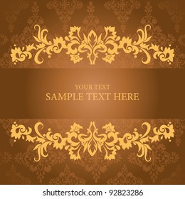 artistic flower background for your text.