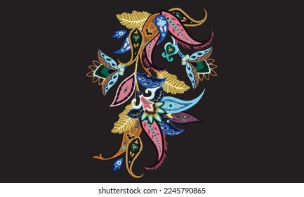 logotipo de fondo de pantalla de motivos florales artísticos