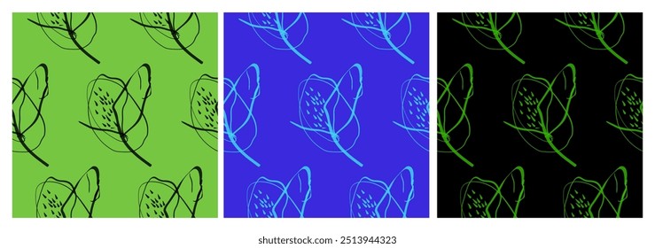 Artistic flower. Seamless pattern. Floral ornament. Abstract vector illustration