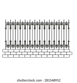 The artistic forging products  fence