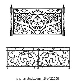 The artistic forging products lattice Wrought Iron Door, Fence, Window, Grill, Railing design