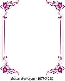 Artistic frame for anniversary gift