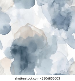 Artistic French Grey Abstract Scandinavian Seamless Pattern Design (White Background)