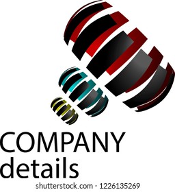 Artistic and futuristic line logos for many kind of companies. 