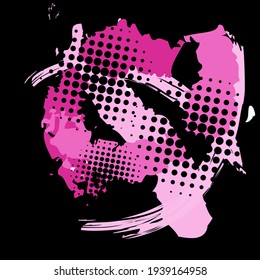 Artistic geometric background designs. Hand-drawn vector illustration. Stylish design for print. Stylish background for text.