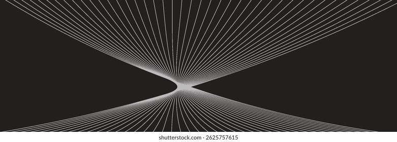 Artistic geometric line with colorful gradient background. perspectives of geometric abstraction,eps10