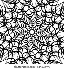 Artistic geometric pattern, texture with random lines. Monochrome abstract background
