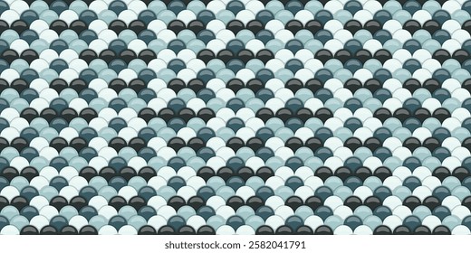 Artistic geometry, wallpaper motif. Textile image and seamless pattern tradition. Nautical material, retro sheet. Luxury chic of fill grid.
