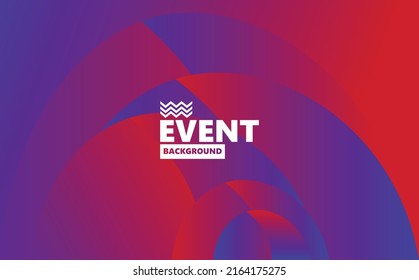 Artistic gradient colored vector background with messy shapes. Suitable for event, concert, conference, seminar, and backdrop.