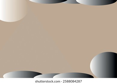 Artistic gradient design showcasing a circular motif on a beige background, ideal for creative projects.