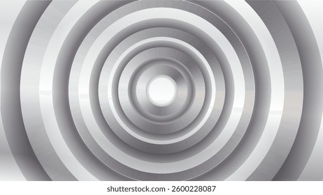 Artistic Gray Circle Tunnel. An artistic abstract background with gray circle tunnels, creating a sense of depth and perspective. Perfect for unique and expressive designs.