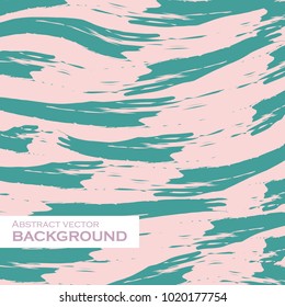 Artistic green curvy elements background. Vector illustration