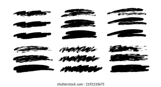 Künstlerischer, grungy kreativer Pinselstrich. Eine Farbgrafik-Ressource.