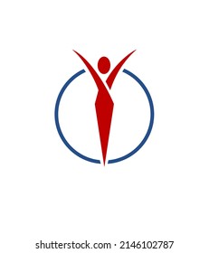 Artistic gymnastics MAG WAG Symbol sport isolated vector logo icon design 