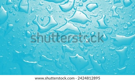 Artistic halftone representations  of water droplets on the transparent background.