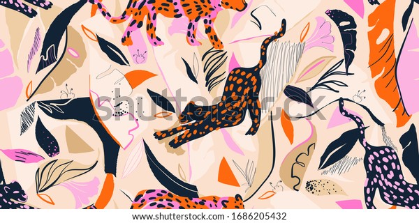 Dibujo Art Stico A Mano Ex Tico Con Vector De Stock Libre De Regal As Artistic Hand Drawn Exotic Pattern 600w 1686205432