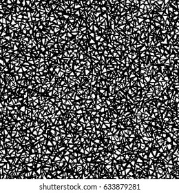 Artistic hand drawn seamless ink pattern. Repeatable doodle sketch design for print, home decor, textile, wrapping paper, invitation card background, fashion fabric. Black and white brush strokes.