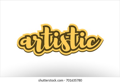 artistic hand written text writing calligraphy calligraphic black white letters white logo postcard banner concept vector creative company icon design template modern