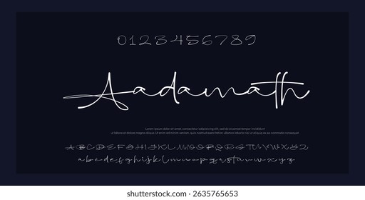 Artistic Handwritten Font for Personal Touch 
