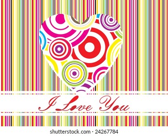 artistic heart shape background